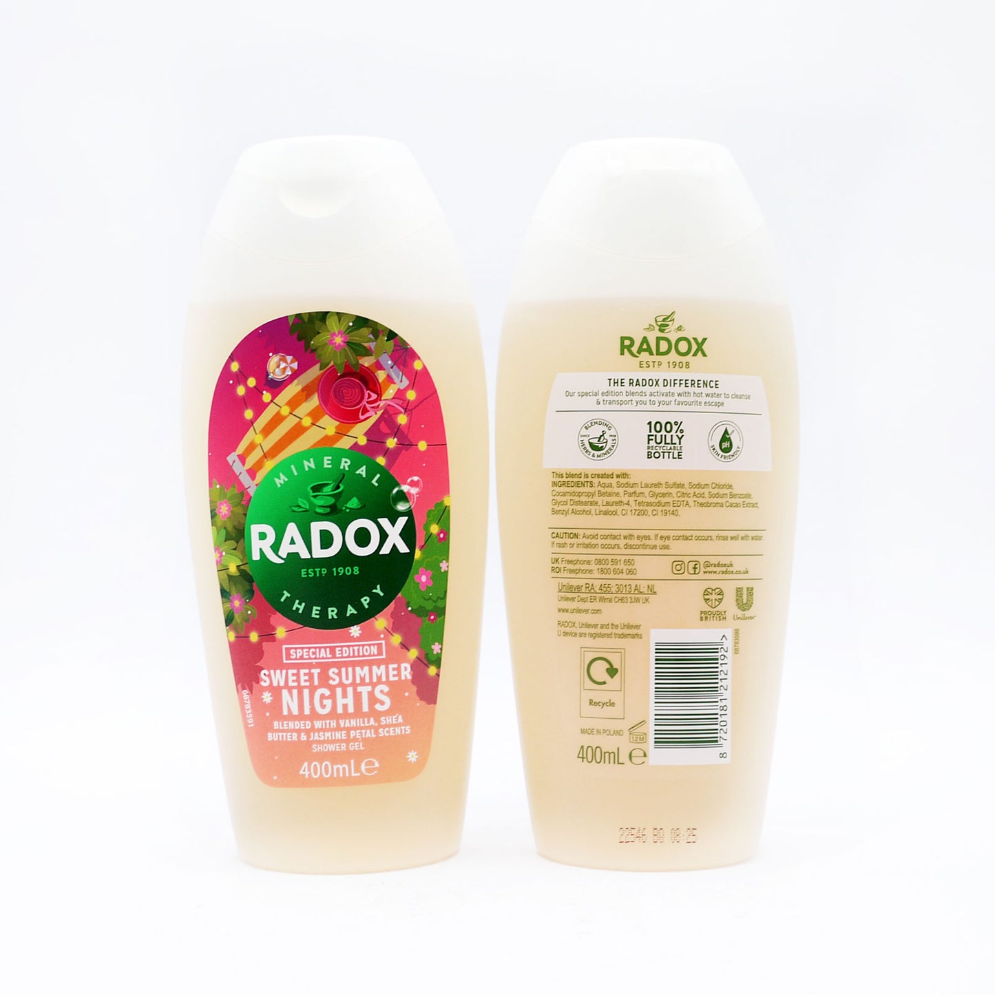 RADOX SHOWER GEL SWEET SUMMER NIGHTS (C) 400ml