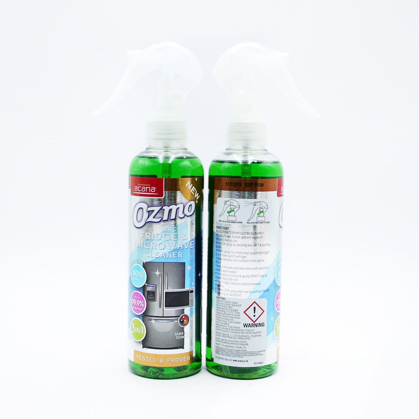 OZMO FRIDGE & MICROWAVE CLEANER 250ML