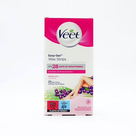 VEET COLD WAX STRIPS LEGS NORMAL SKIN