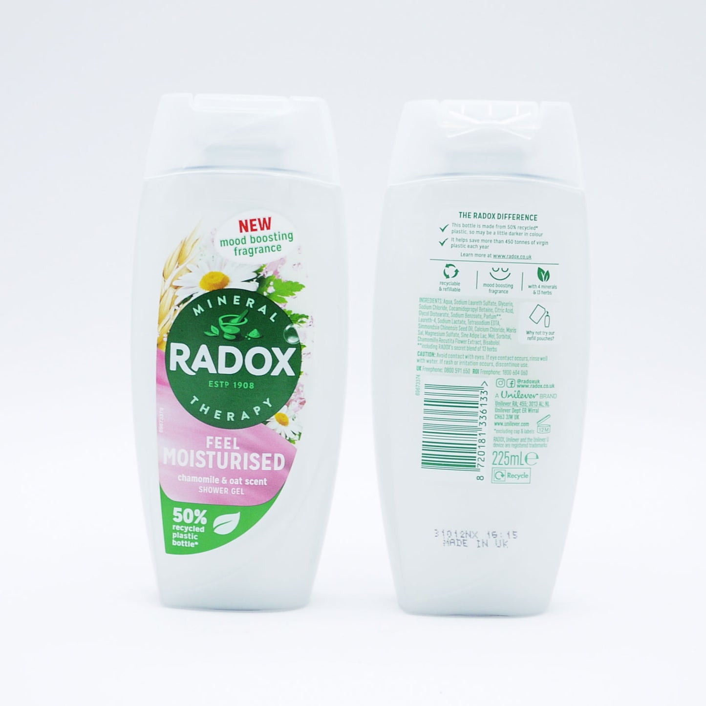 RADOX SHOWER GEL FEEL MOISTURISED 225ml