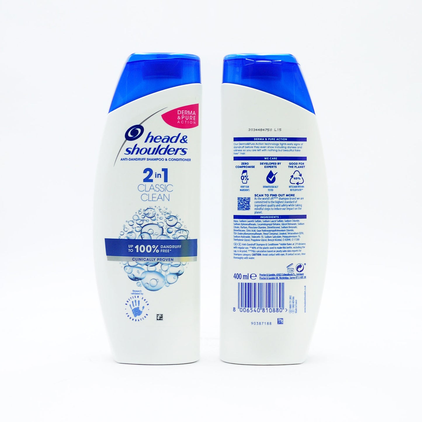 H&S SHAMPOO 2IN1 CLASSIC (C) 400ml