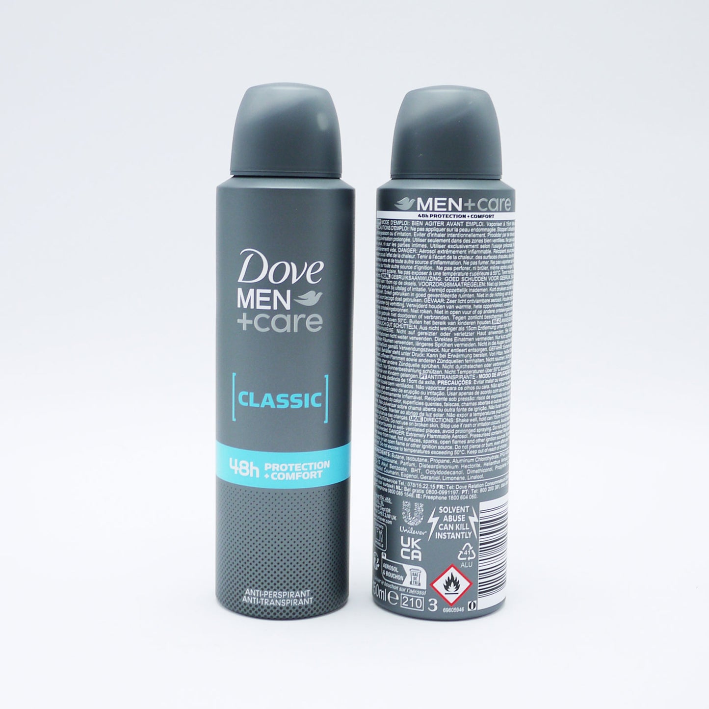 DOVE ANTI PERSPIRANT MEN+ CARE CLASSIC 150ML