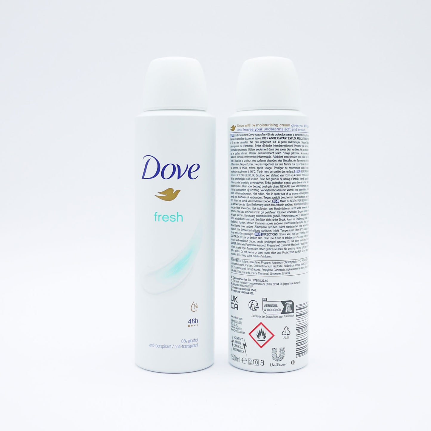 DOVE A/P DEODORANT FRESH WOMEN 150ml