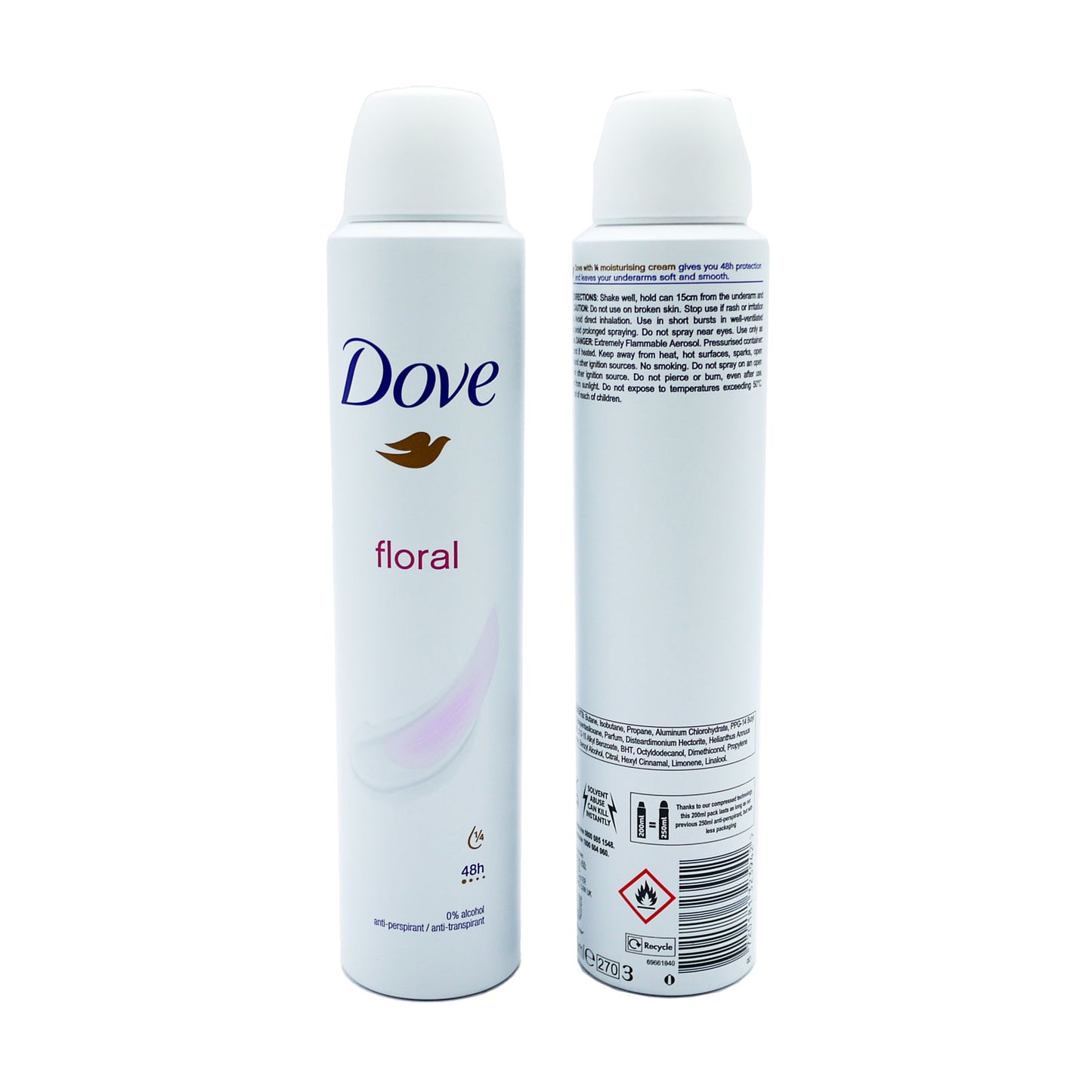 DOVE DÉODORANT A/P FEMME FLORAL 200ML