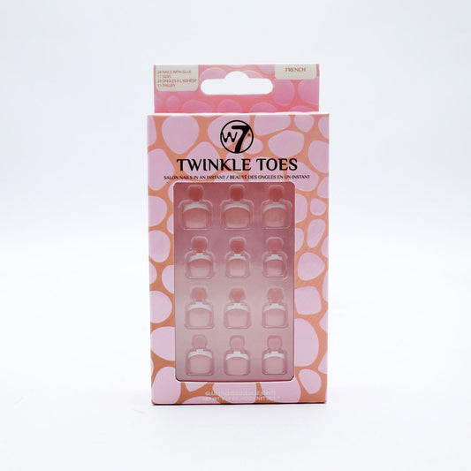 W7 TWINKLE TOES FALSE TOE NAILS - FRENCH 24S