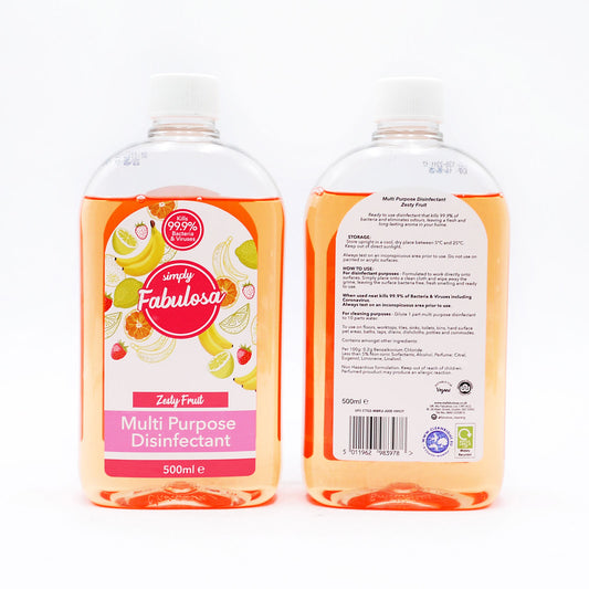 FABULOSA DÉSINFECTANT PRÊT À L'EMPLOI FRUITS PÉTILLANTS 500ML