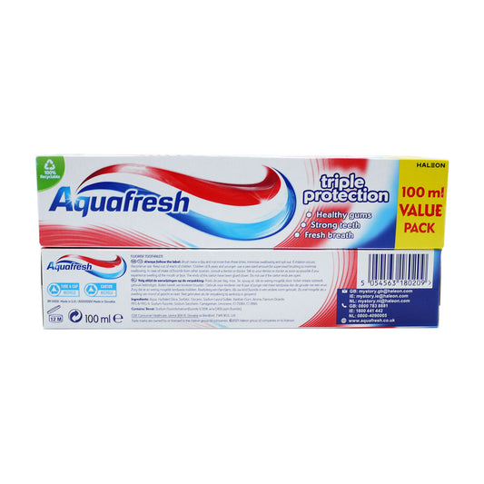 AQUAFRESH TOOTHPASTE TRIPLE PROTECTION 100ml