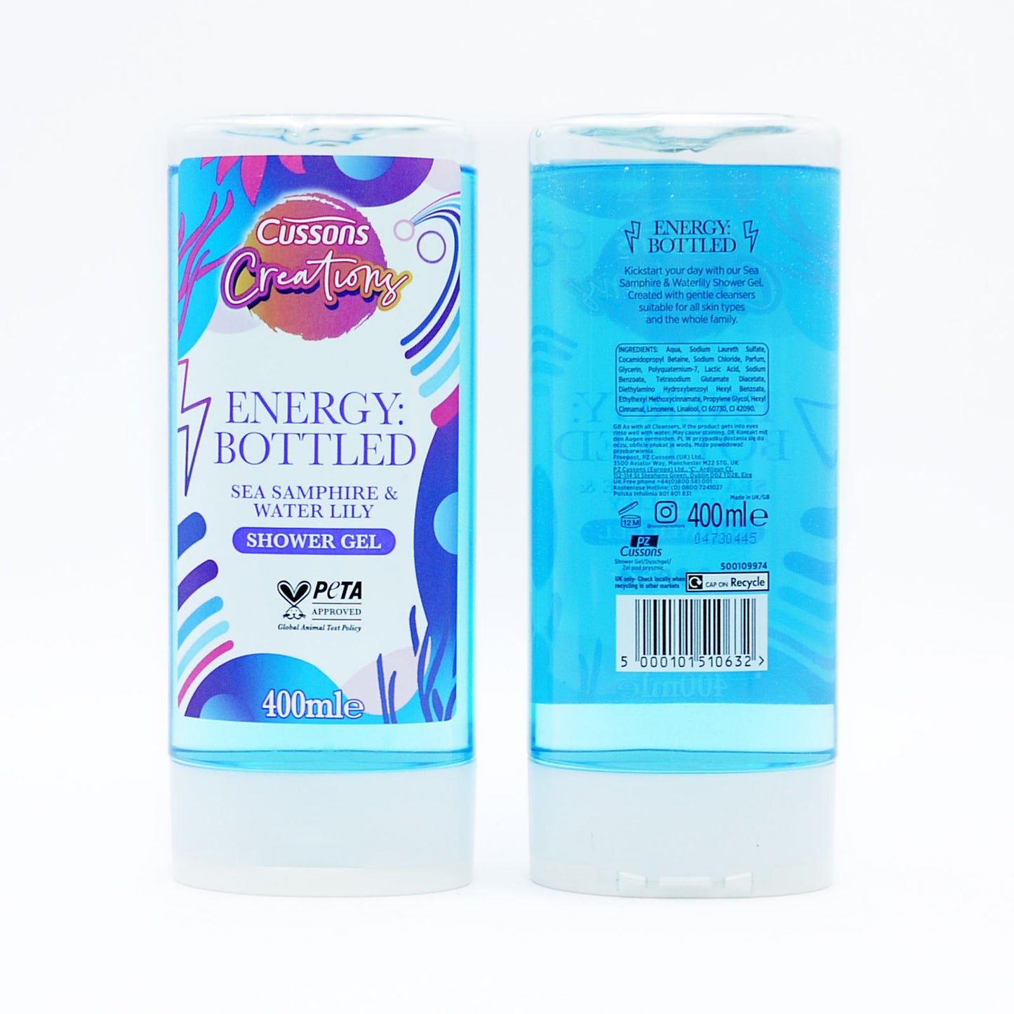 CUSSONS CREATIONS GEL DOUCHE CRISTE MARINE ET LYS D'EAU 400ml