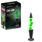 16" Lava Lamp-Green wax & Black base