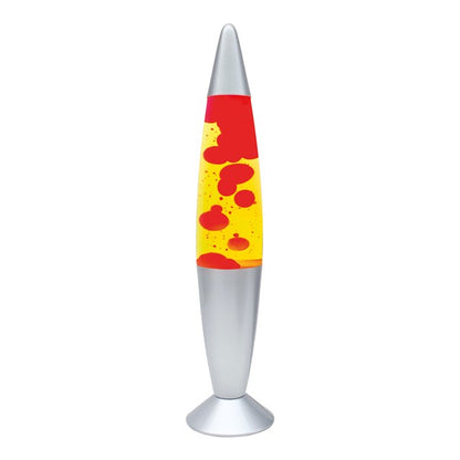 16" Lava Lamp-Yellow Liquid & Red Wax