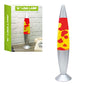 16" Lava Lamp-Yellow Liquid & Red Wax