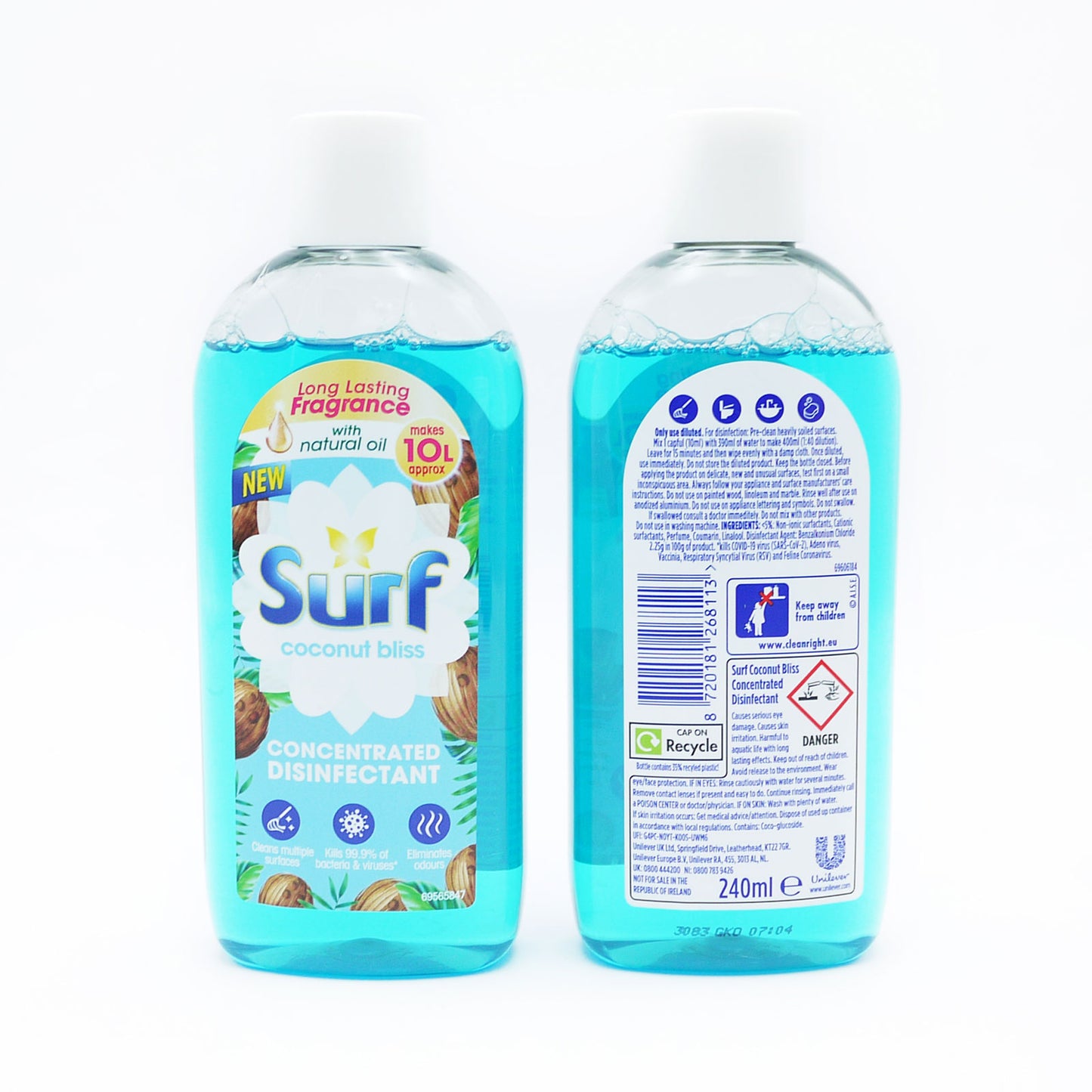 SURF DISINFECTANT COCONUT BLISS 240ML