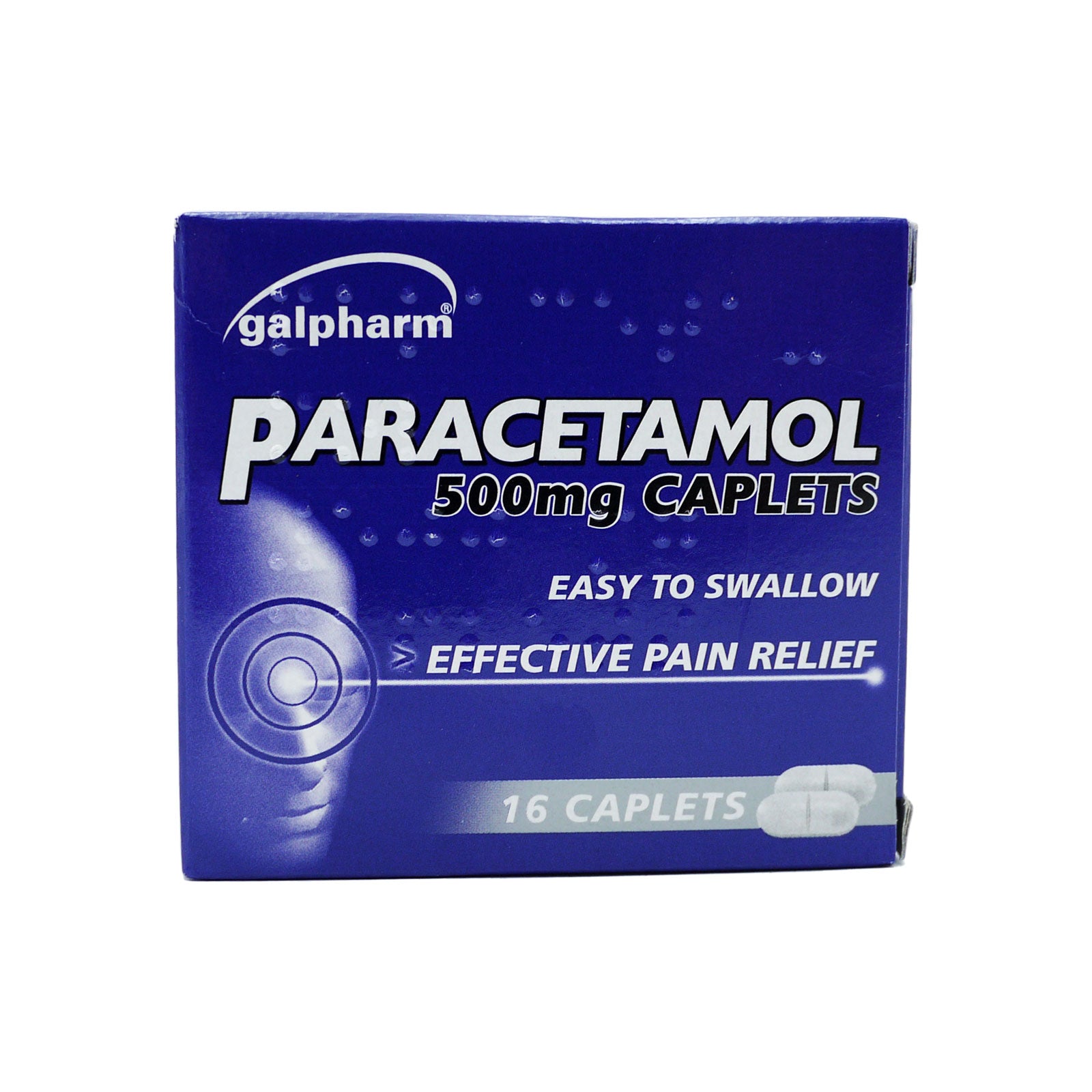 GALPHARM PARACETAMOL CAPLETS 500MG 16'S – Coopers Of Barnet