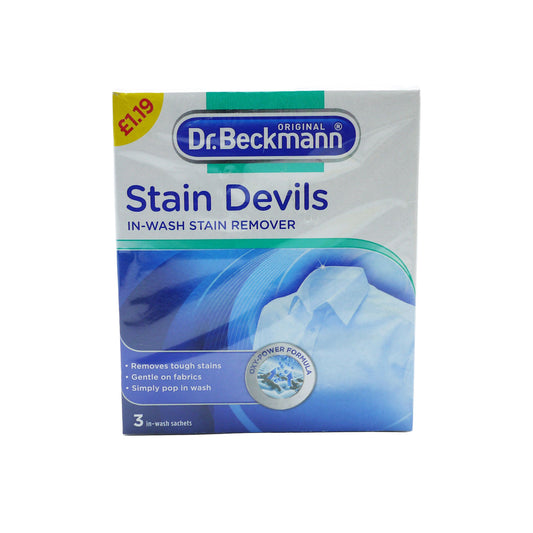 Dr Beckmann In Wash Stain Remover 3x40gm