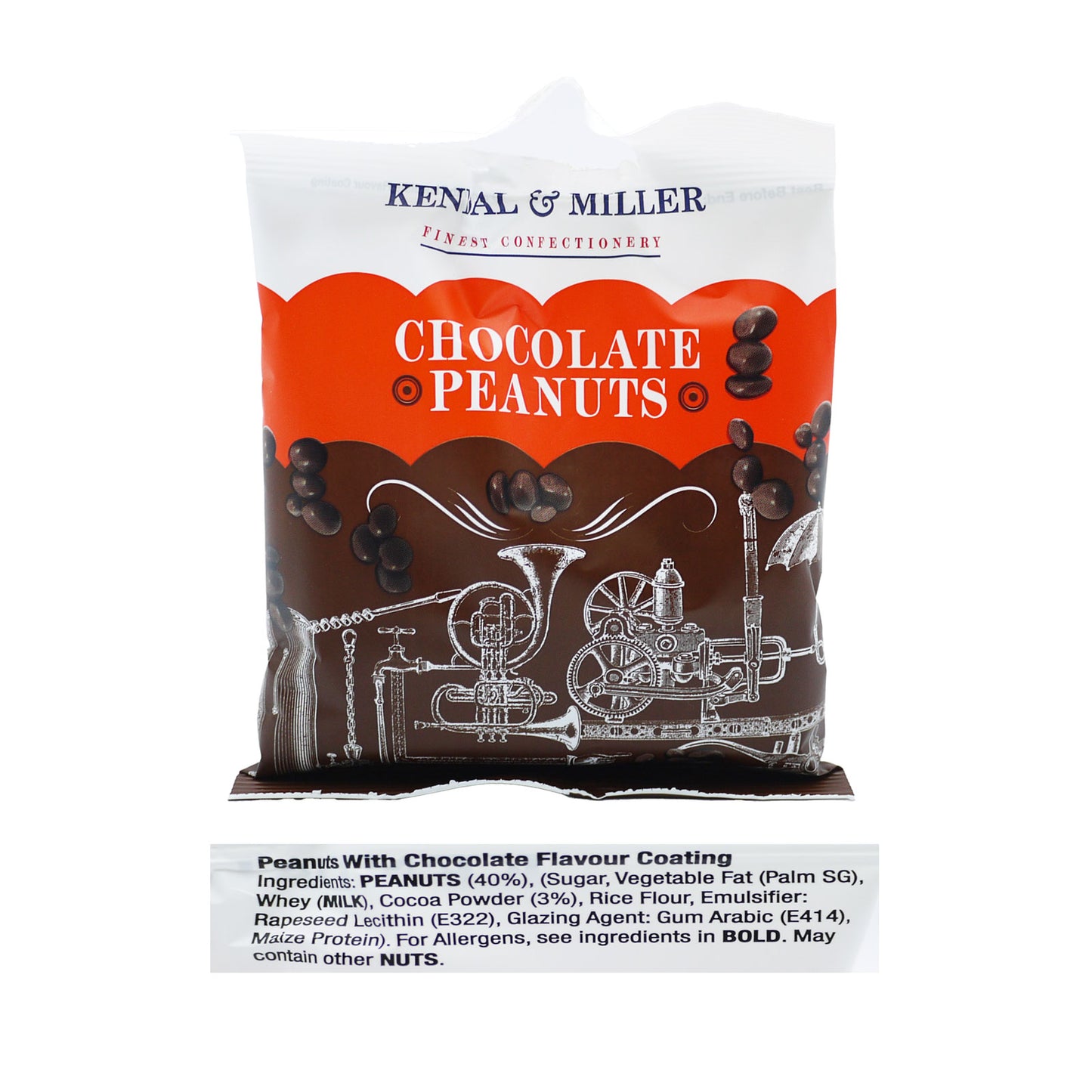 KENDAL & MILLER CHOCOLATE PEANUTS 125g