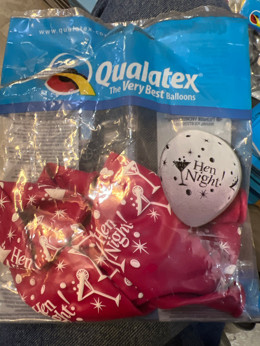 Hen night ballons
