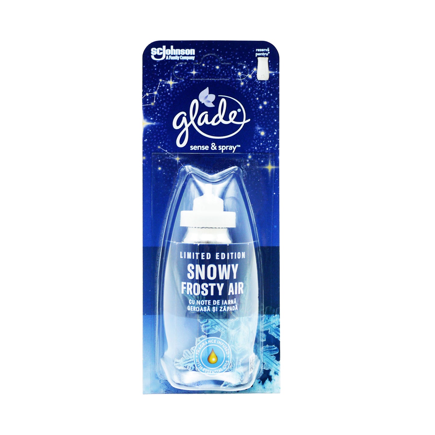 GLADE SENSE & SPRAY REFILL SNOWY FROSTY AIR (C) 18ML