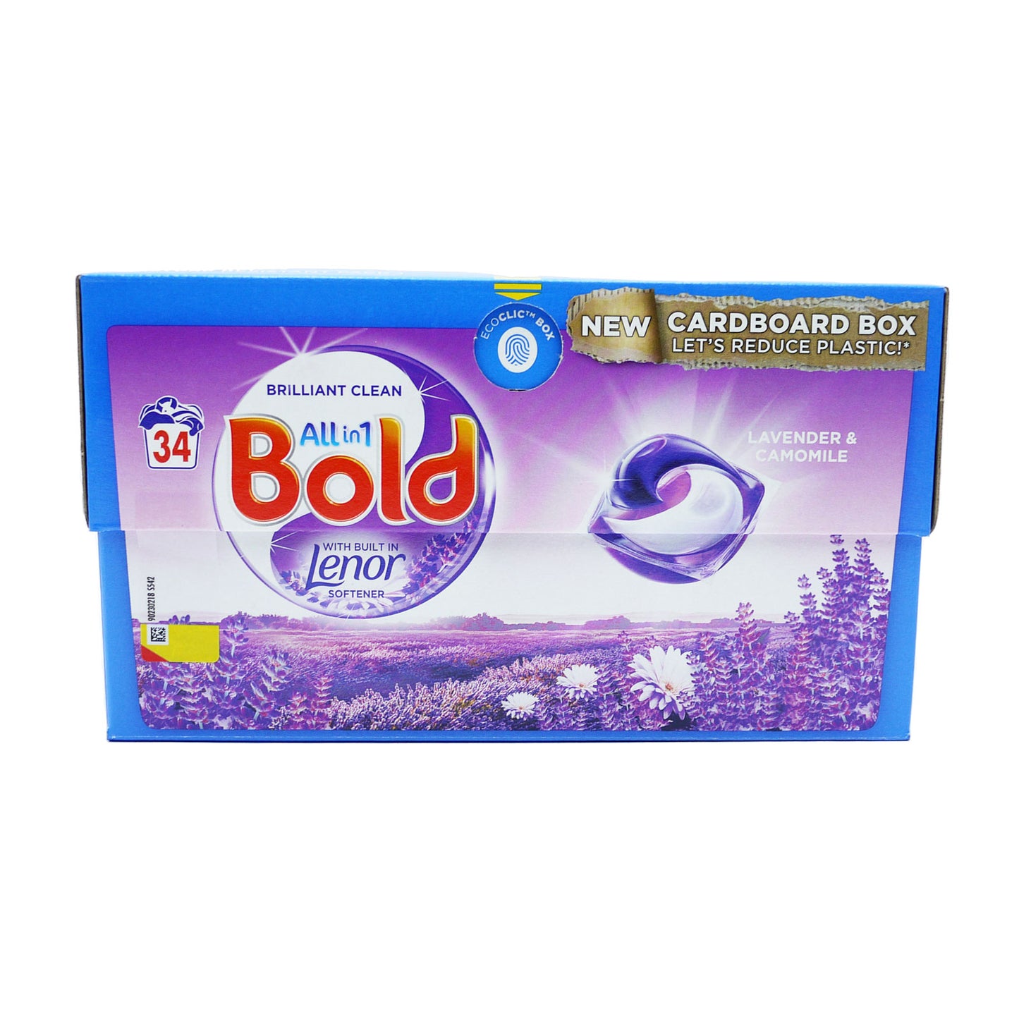 LESSIVES CAPSULES BOLD TOUT EN 1 LAVANDE & CAMOMILLE (C) 34 CAPSULES