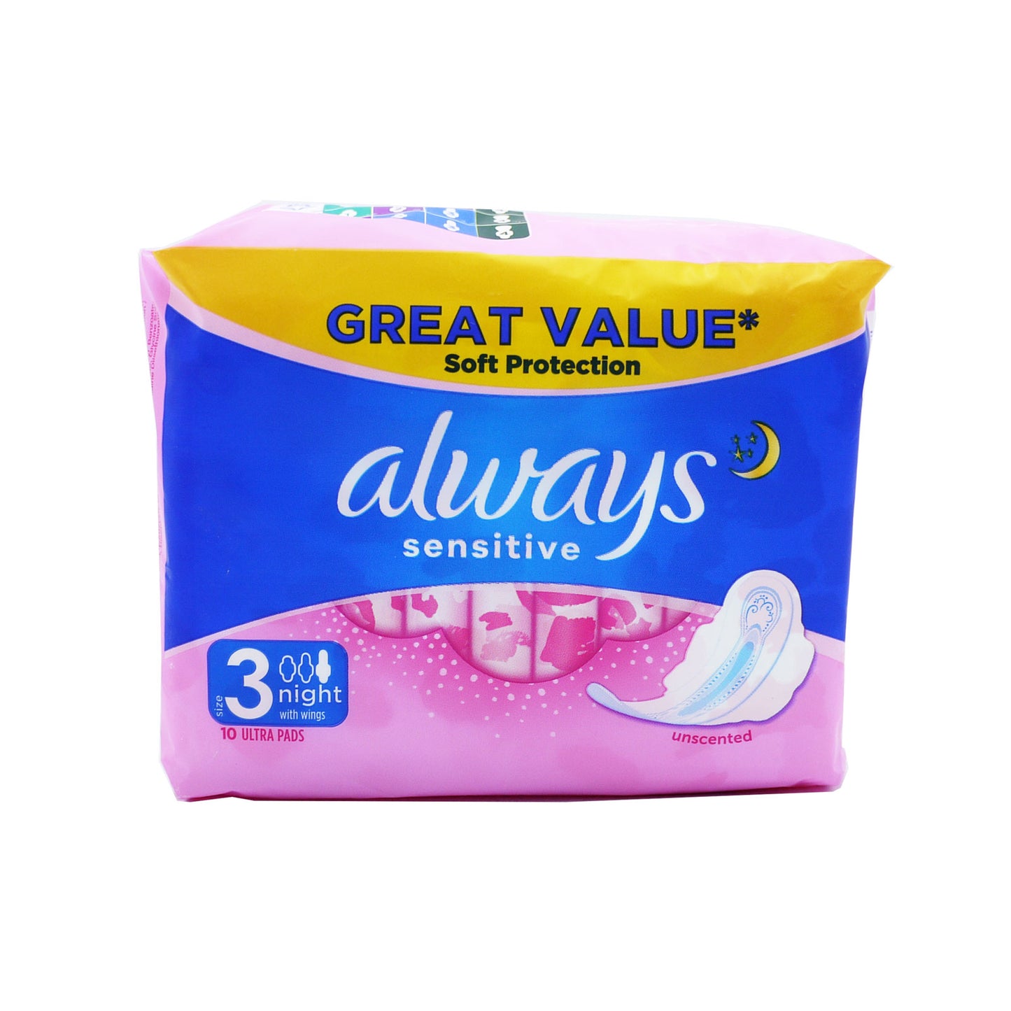 ALWAYS NIGHT ULTRA SENSITIVE 10's