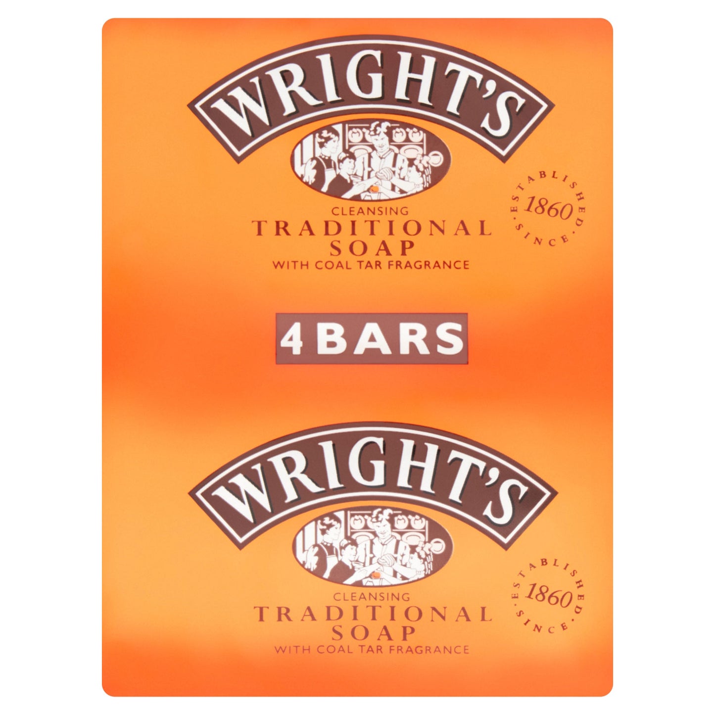 WRIGHTS BAR SOAP 4PK 100g