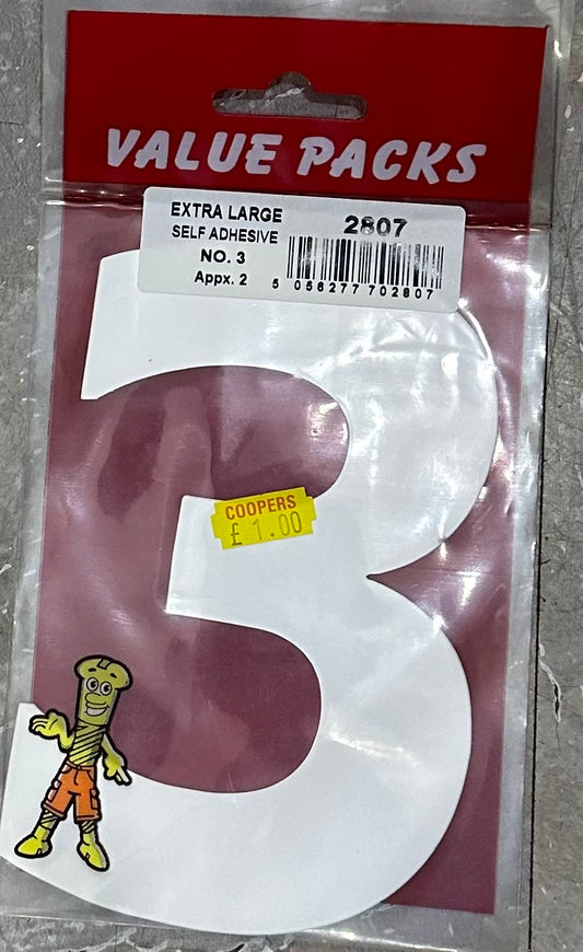N°3 Extra-grand autocollant