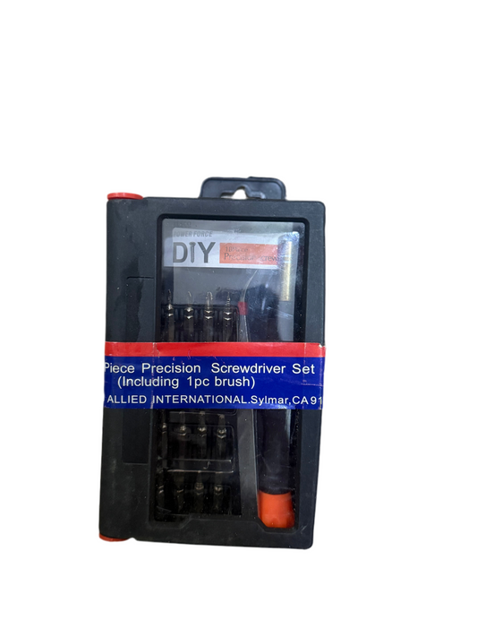 ENSEMBLE DE 19 TOURNEVIS DE PRÉCISION (1 BROSSE)