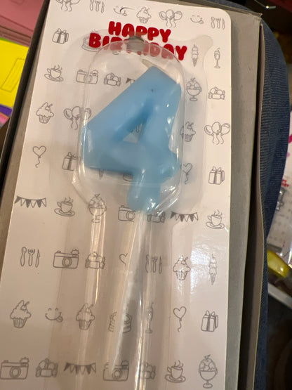 Bougies numérotées