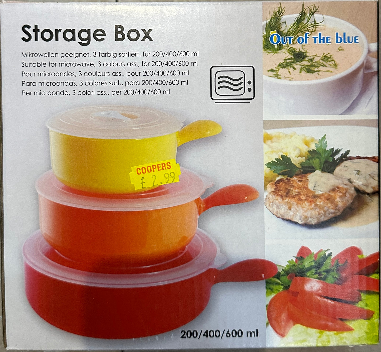Boîte de rangement 200/400/600 mL