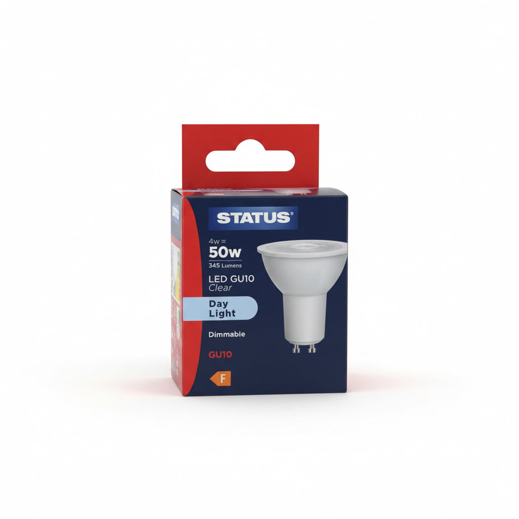 Status GU10 4.5 Watt LED Dimmable Spot Light Bulb, Day White