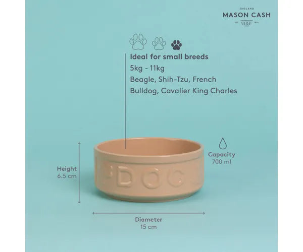 Gamelle pour chien Mason Cash Cane Lettered 15 cm
