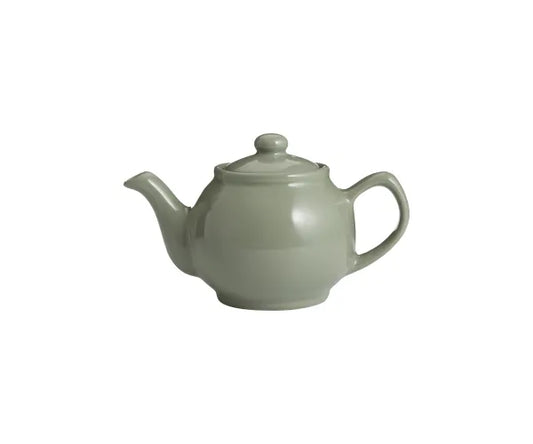 Sage Green 2 Cup Teapot: Elegant Ceramic Teapot for Two - Perfect for Tea Lovers