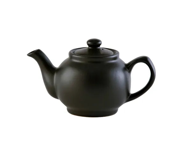 Matt Black 2-Cup Teapot | Sleek and Stylish Tea Brewing Essential