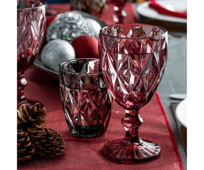 Verre à vin Améthyste 32cl - Verrerie en cristal faite main