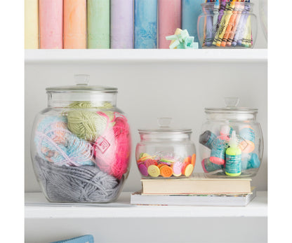 Premium Universal Push Top Storage Jar 4 Litre | Keep Your Essentials Fresh.