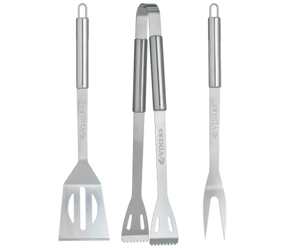 Grill Master's Essential: Everyday 3-Piece BBQ Set.