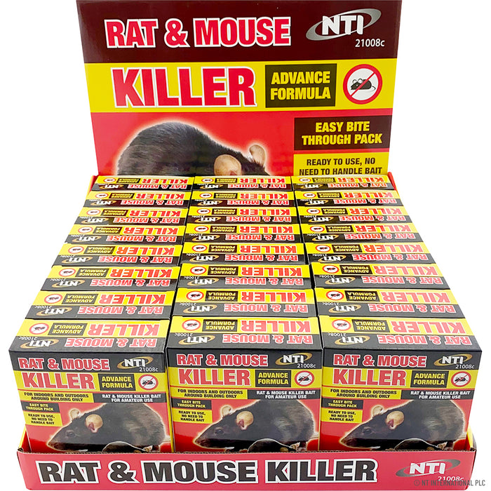 Effective Rat & Mouse Killer 2 x 20g Display Box