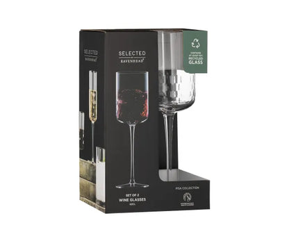 Pisa Verres à vin Lot de 2 42cl Verrerie élégante pour des réceptions stylées