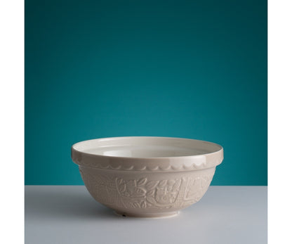In The Forest S18 Owl Stone Mixing Bowl 26cm - Handcrafted Kitchenware.