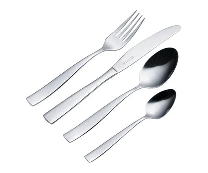 Sublimez vos repas avec le service de couverts 24 pièces en acier inoxydable 18/0 Everyday Purity, présenté dans son coffret cadeau.
