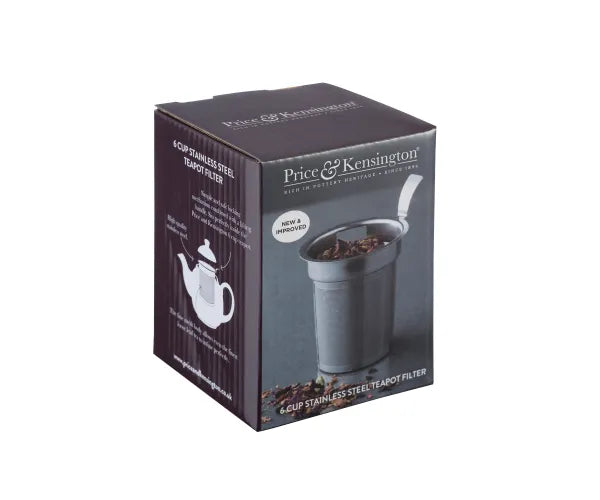 Filtre pour théière 6 tasses | Passoire à mailles fines en acier inoxydable pour une infusion parfaite