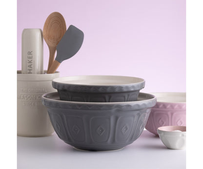 Améliorez votre cuisine avec le saladier Colour Mix S12 gris de 29 cm.