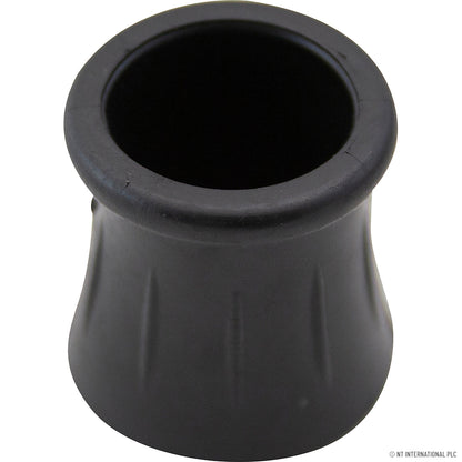 100pc 15mm Stick Cane Ferrule in Black - Durable Rubber Walking Stick Tips - Bulk Replacement Ferrules