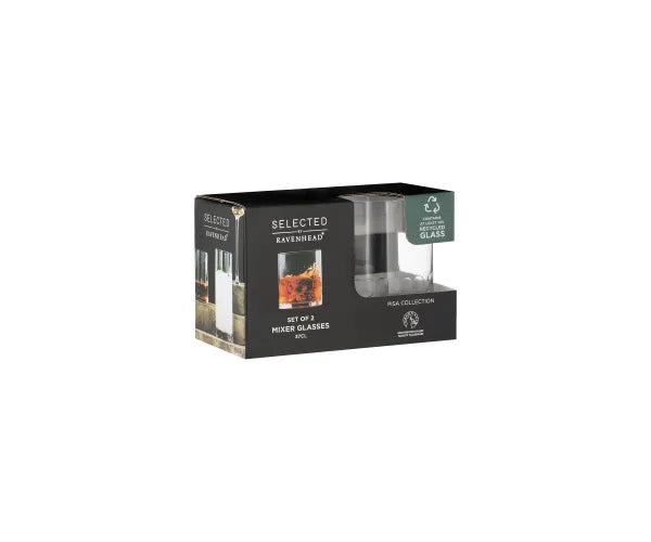 Pisa Mixer Glasses Set Of 2 37cl - Elegant Glassware for Cocktails