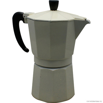 Cafetière 6 tasses Rouge, Noire et Crème - L'alliance parfaite du design et de la fonctionnalité !