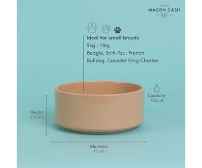Stylish Cane Pet Bowl 15cm - Upgrade Your Pet's Dining Experience.