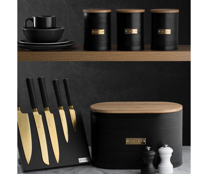 Conservez la fraîcheur de votre café avec la boîte de conservation Otto Black.