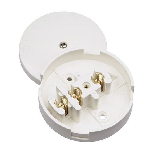 White 30 Amp Junction Box Secure Electrical Connections