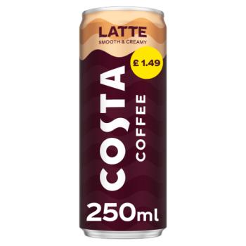 Costa Coffee Latte Café Glacé 250ml