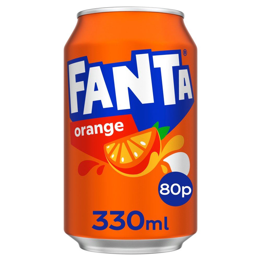 Fanta Orange 330ml PMP 80p