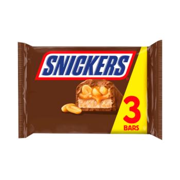 SNICKERS BAR 3PK 125.1GM